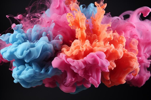 coloured smoke fluid