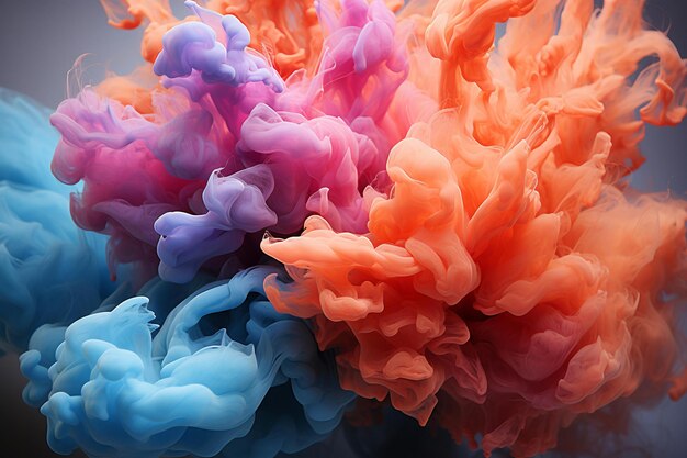 coloured smoke fluid