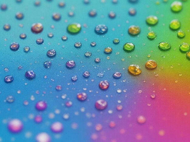 Coloured waterdrops background