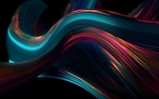 Colourful abstract background Generative AI