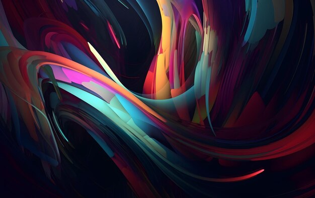 Colourful abstract background Generative AI