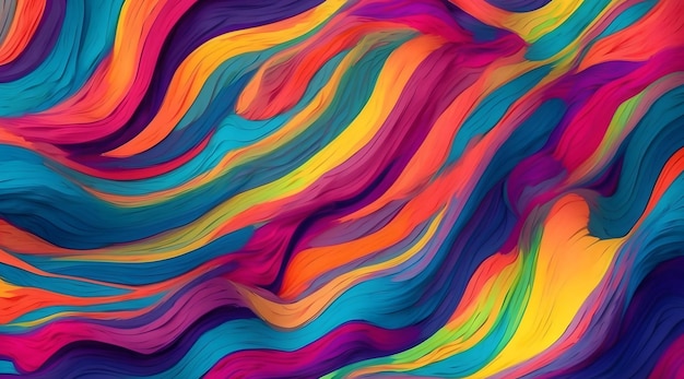 A colourful abstract wavy background