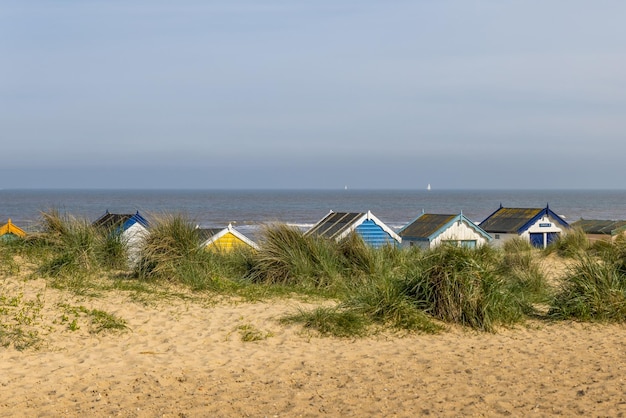 Colourful Beach Huts