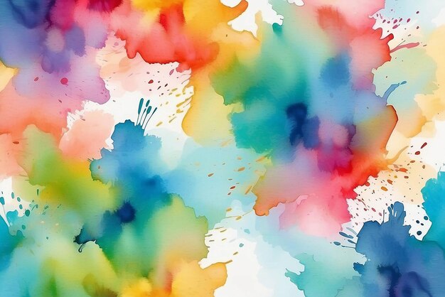 Colourful blurred defocused watercolour abstract background design stock illustration