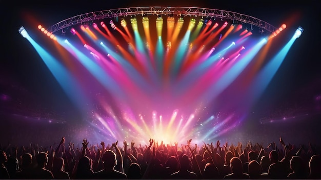 colourful concert image