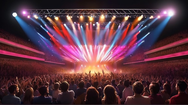 colourful concert image