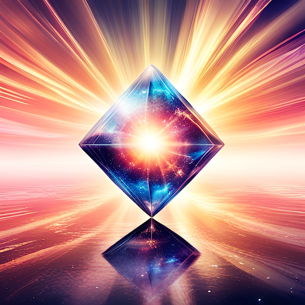 Colourful Crystal Background