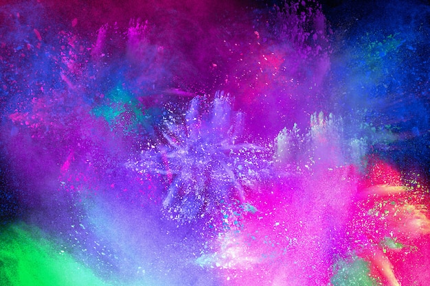holi powder explosion