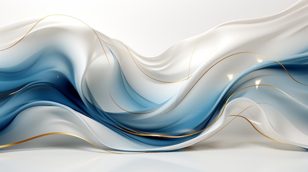 colourful Flowing Abstract Waves Soft curves Wallpaper PPT cover