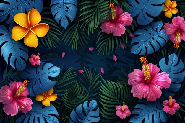 Photo colourful geometric floral background ar c