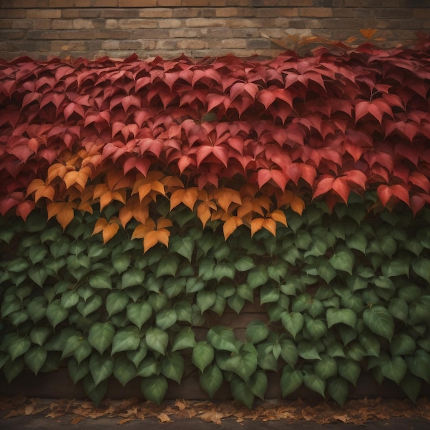 Foto carta da parati foglie colorate