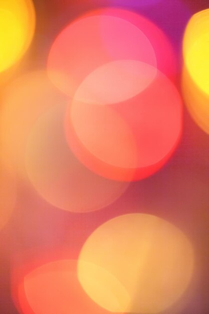 Colourful lights bokeh background