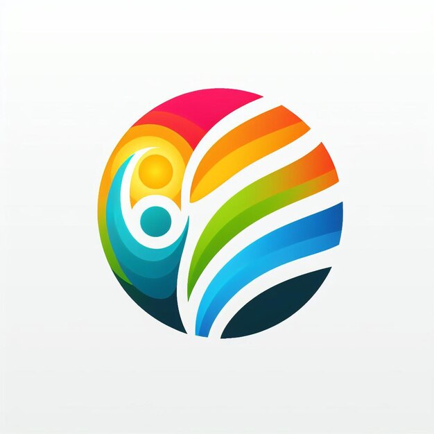 Photo colourful logo