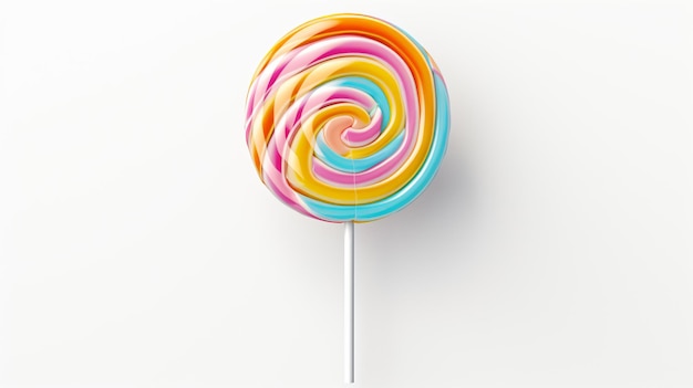 Colourful lollipop