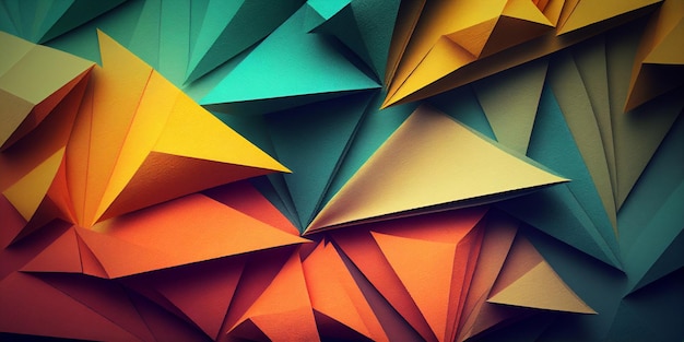 Colourful paper texture background generative ai