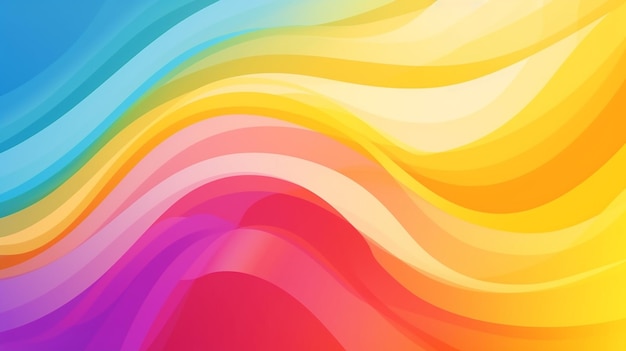 Colourful_pride_month_banner_Abstract_Rain Prachtig gemaakt met generatieve AI