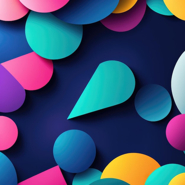 colourful shape abstract background