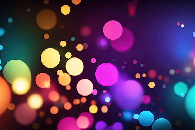 Colourful spotlights abstract image of concert lighting illumination background ai generative