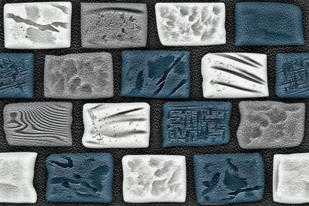 Foto colorate piastrelle di ceramica d'epoca decorazione della parete piastrelle di ceramica turche sullo sfondo della parete