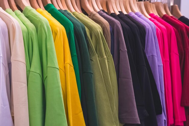 colourful wardrobe