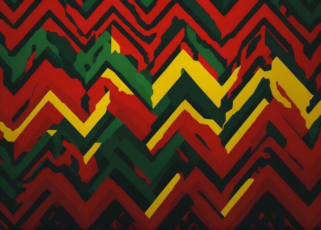 Colourful Zigzag Background