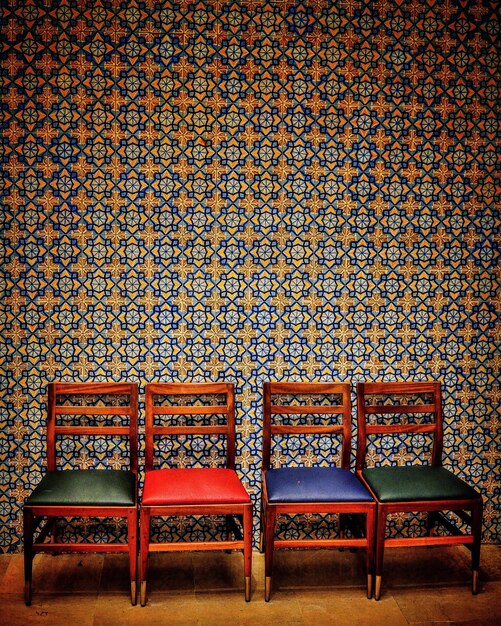 Photo colours chairs