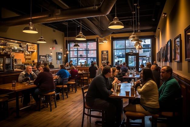 Columbus Brewpub Scene photography