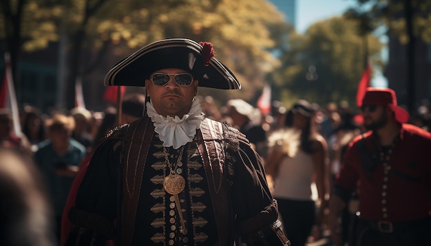 Columbus day celebration photography