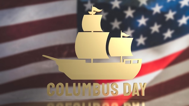 Foto columbus day is een feestdag die in verschillende landen, met name in de verenigde staten, wordt gevierd ter herdenking van de aankomst van christoffel columbus in amerika op 12 oktober 1492