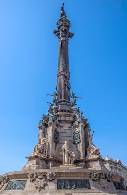 Columbus Monument in Barcelona