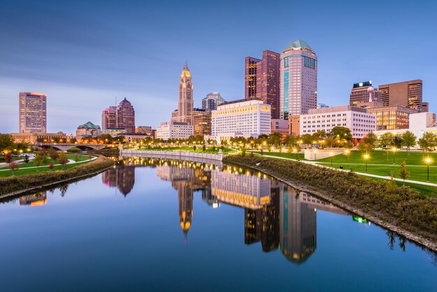 Photo columbus ohio usa skyline