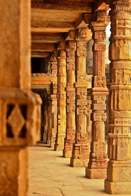 Photo columns of an ancient temple