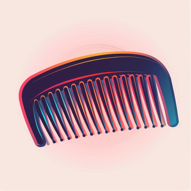 Comb Vector Illustration High Quality 8K