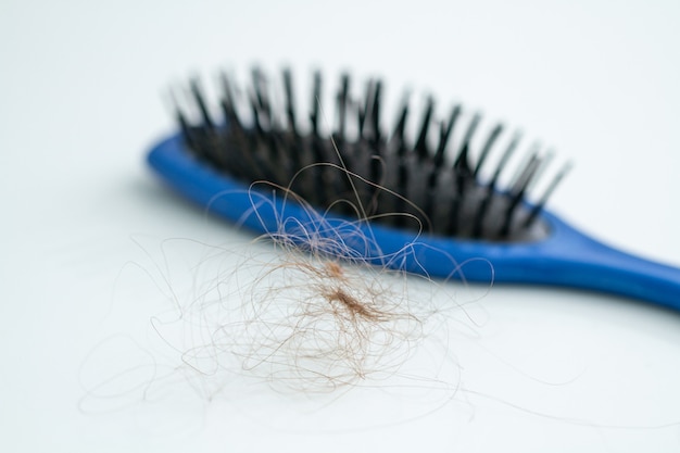 Comb with damaged lock of hair