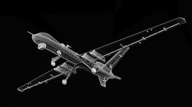 Фото Боевой дрон 3d-модель