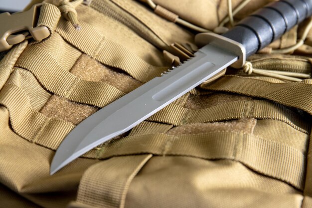 Photo combat knife