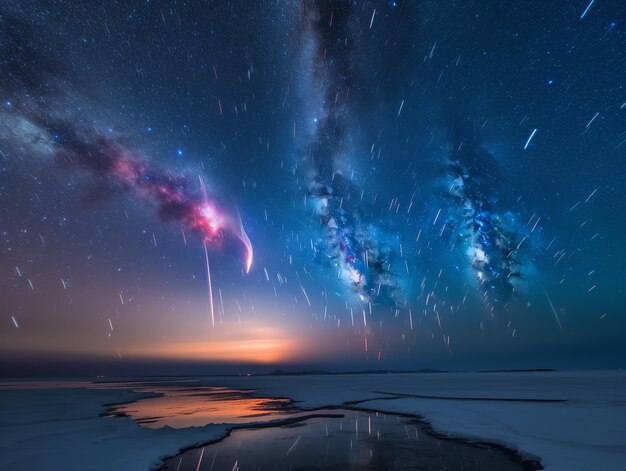 Comets Racing Across the Celestial Expanse