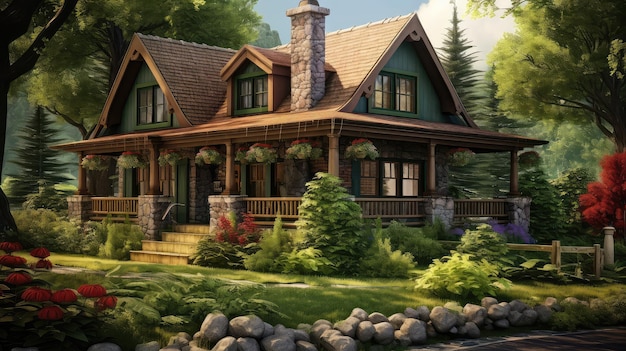 Comfort cozy house