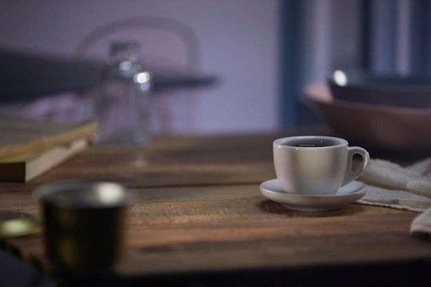 A comfortable break with fragrant coffee