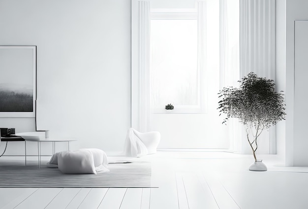 Comfortable white room