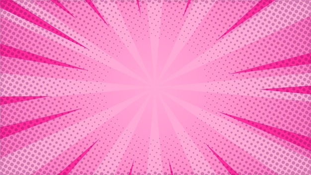 Photo comic dark pink background