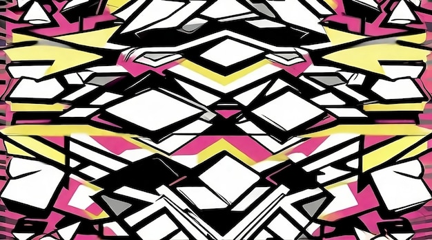 Comic Futurism Abstract Geometric Modernity