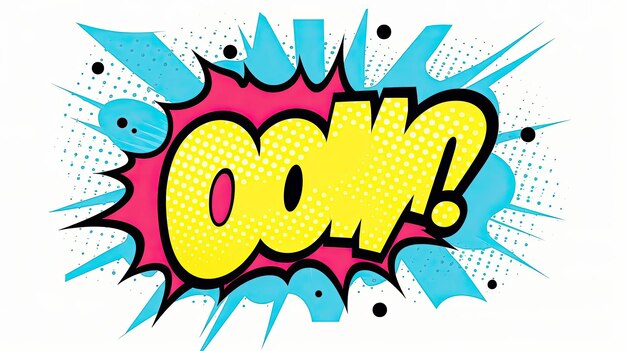 Photo comic sound effects in pop art vector style sound