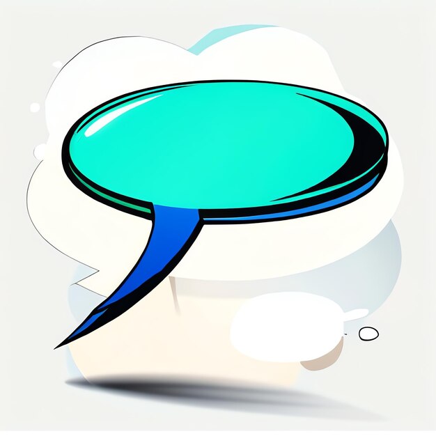 Photo comic speech bubbles comic scene with a talking comic cartoon illustration