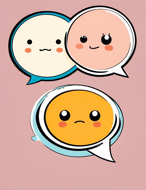 Photo comic speech bubbles speech bubbles with dialog