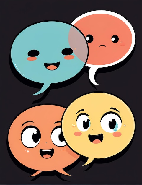 Photo comic speech bubbles speech bubbles with dialog