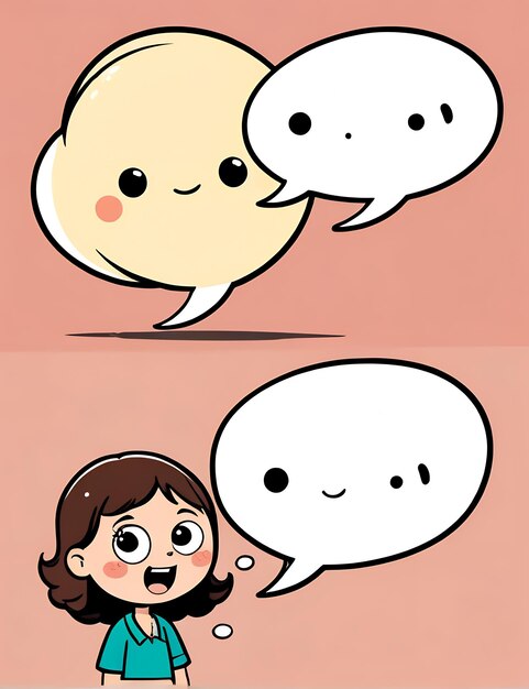 사진 코 스피치 버블 (comic speech bubble) - 대화가 있는 스피치버블