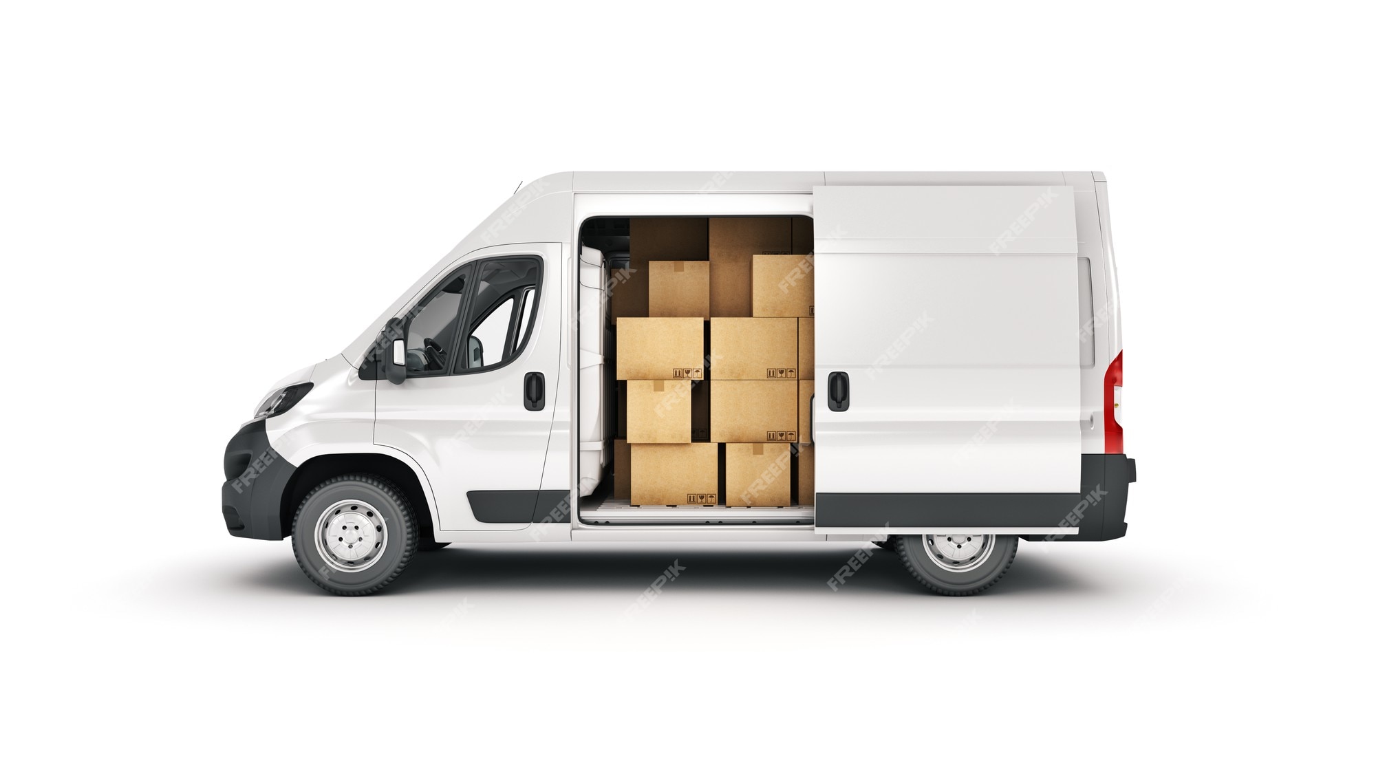Commercial delivery van