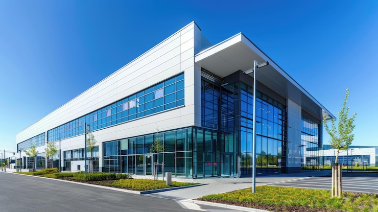 Photo commercial facility modern r an d building
