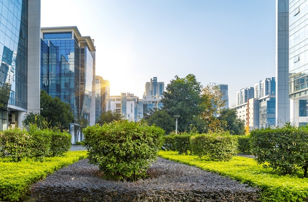 Commercial office in the park in Chongqing, China